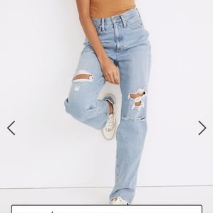 Madewell Baggy Straight Jeans